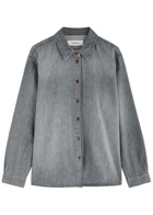 Skall Studio Millington Denim Shirt Light Grey