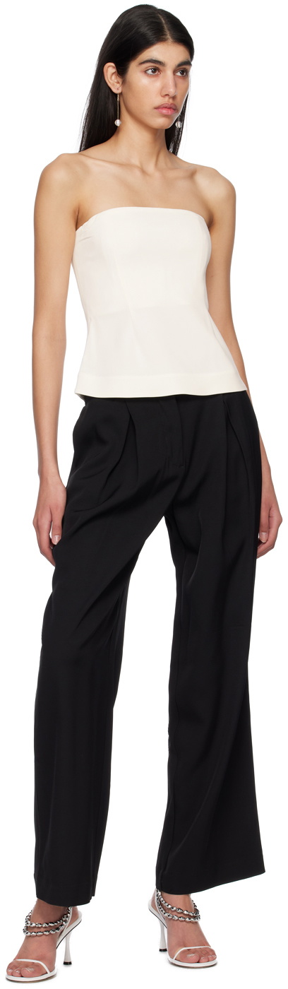 CO Black Pleated Trousers