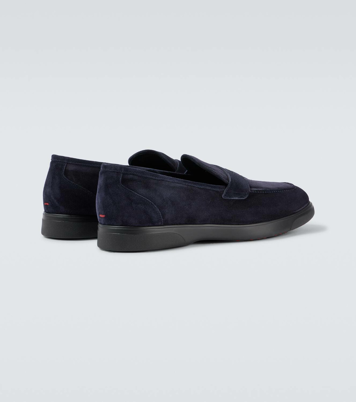 Kiton Suede penny loafers