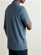Paul Smith - Linen Polo Shirt - Blue