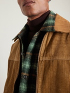 RRL - Checked Wool Overshirt - Green