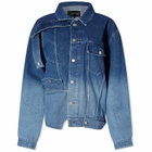 Botter Women's Upside Down Denim Jacket in Blue