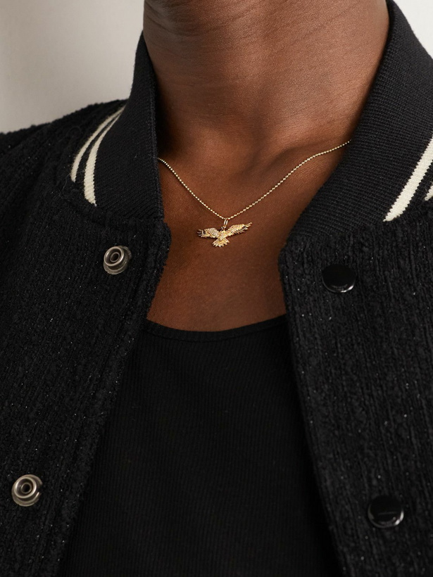 Photo: Sydney Evan - Eagle Gold Diamond Pendant Necklace