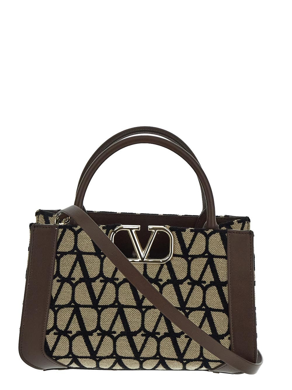トートバッグ VALENTINO ICONOGRAPHE SMALL TOTE BAG Valentino Garavani Toile Iconographe Small Tote Bag