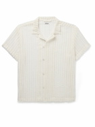 BODE - Meandering Convertible-Collar Cotton-Lace Shirt - White