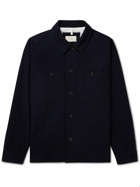 Altea - Cashmere-Twill Shirt Jacket - Blue