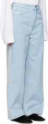 Nanushka Blue Josine Jeans