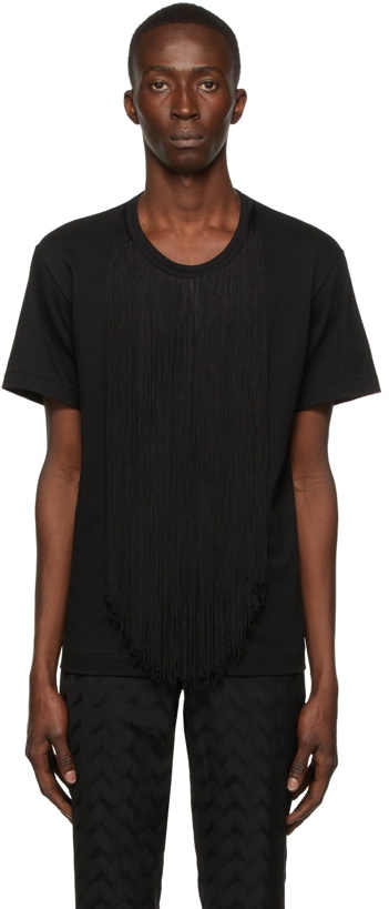 Photo: Comme des Garçons Homme Plus Black Rope Detail T-Shirt