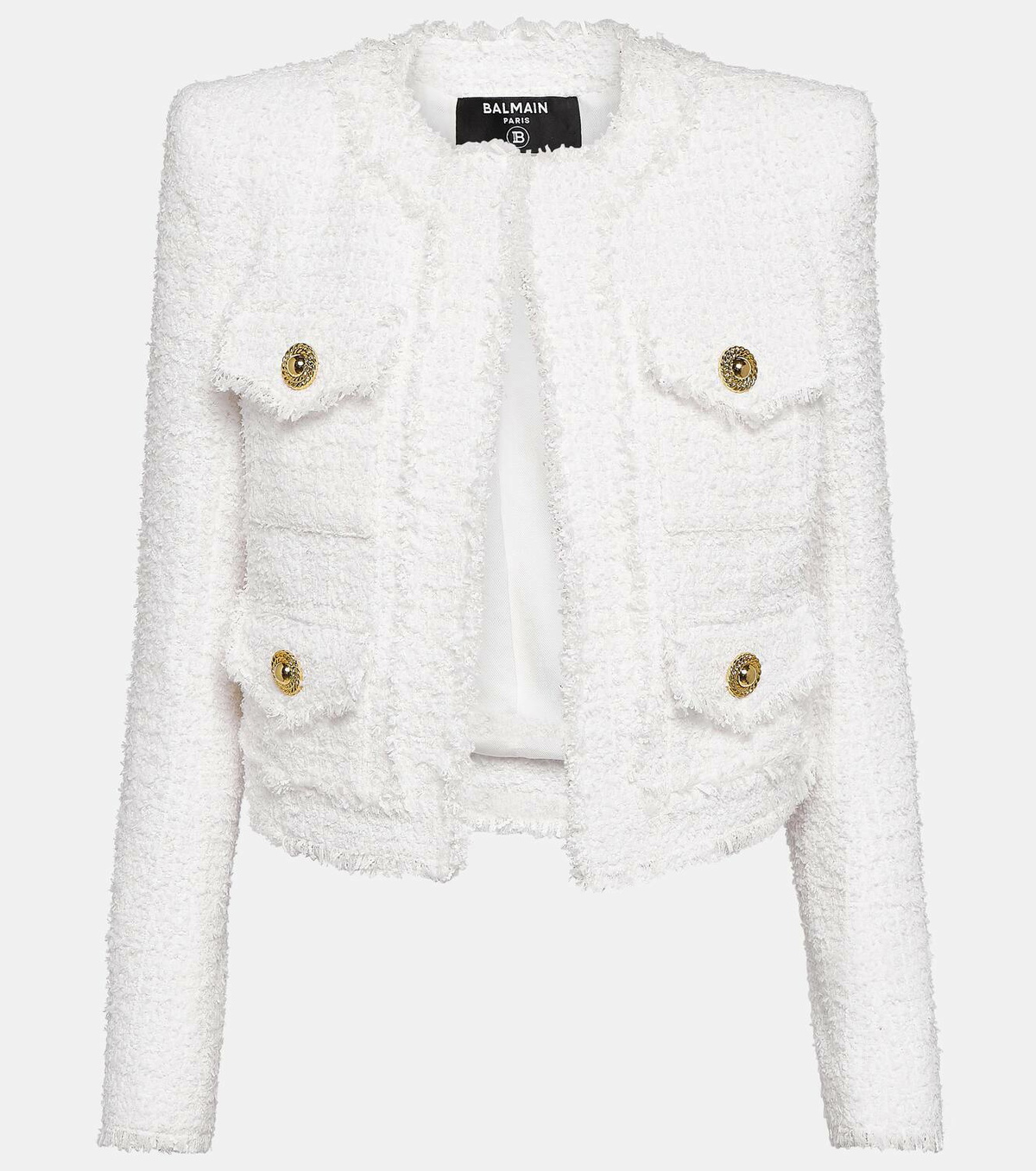 Balmain Cropped tweed jacket Balmain