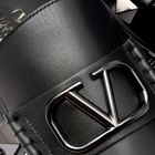 Valentino Men's Stud V Logo Loafer in Black