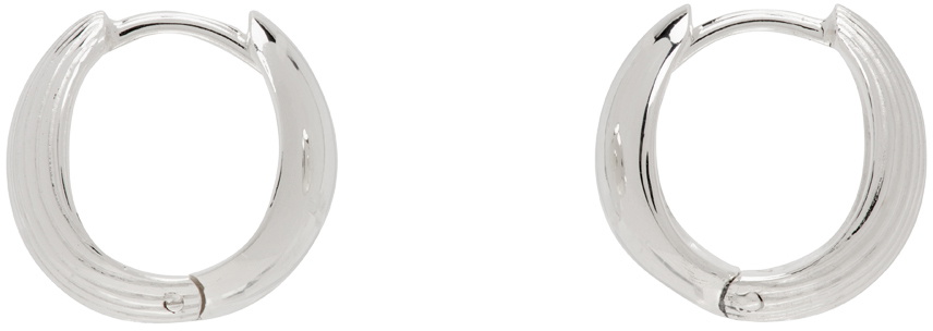 thumbnail image 2 of Sterling Silver 925 Mini Hinge Hoop Earrings – Simple & Chic By Silvery 2 of 4