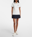 Tory Burch Cotton-blend piqué polo shirt