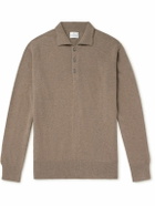 Kingsman - Wade Merino Wool and Cashmere-Blend Polo Shirt - Neutrals