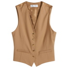 Max Mara Women's Tailored Waistcoat in Camel