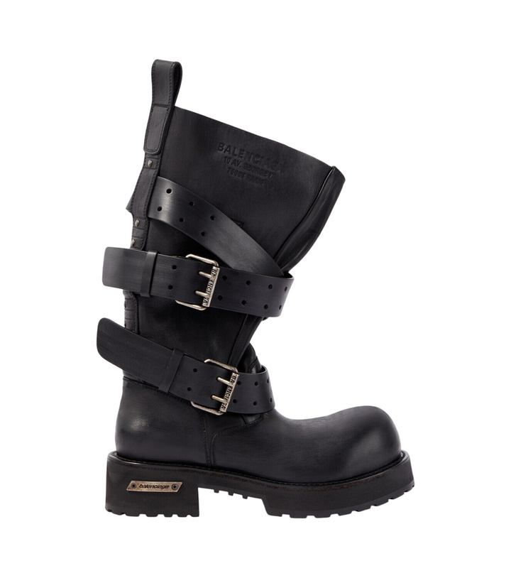 Photo: Balenciaga Venom leather biker boots