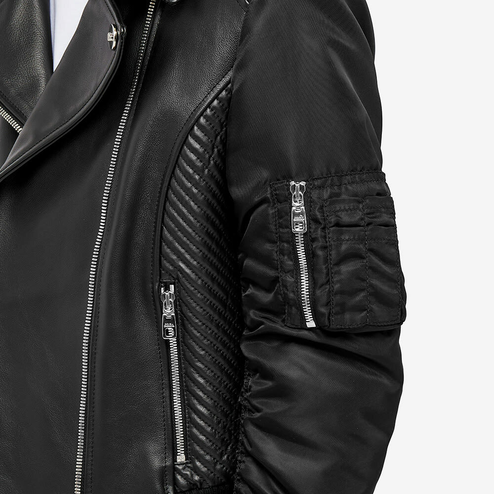 Dolce & Gabbana ブラックレザージャケット 40 ブラックのメンズ レザージャケット ロゴプレート | Dolce&Gabbana®