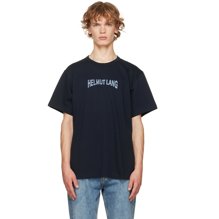 Photo: Helmut Lang Navy Ticket T-shirt