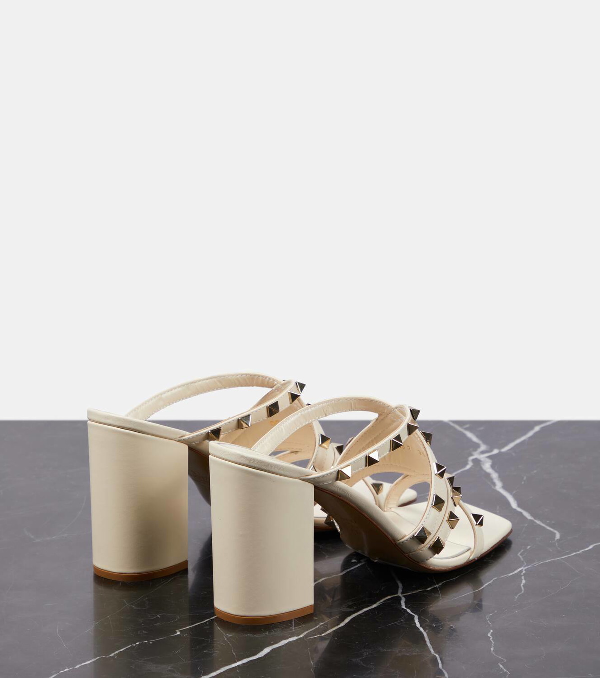 Valentino Garavani Rockstud 90 leather mules Valentino Garavani