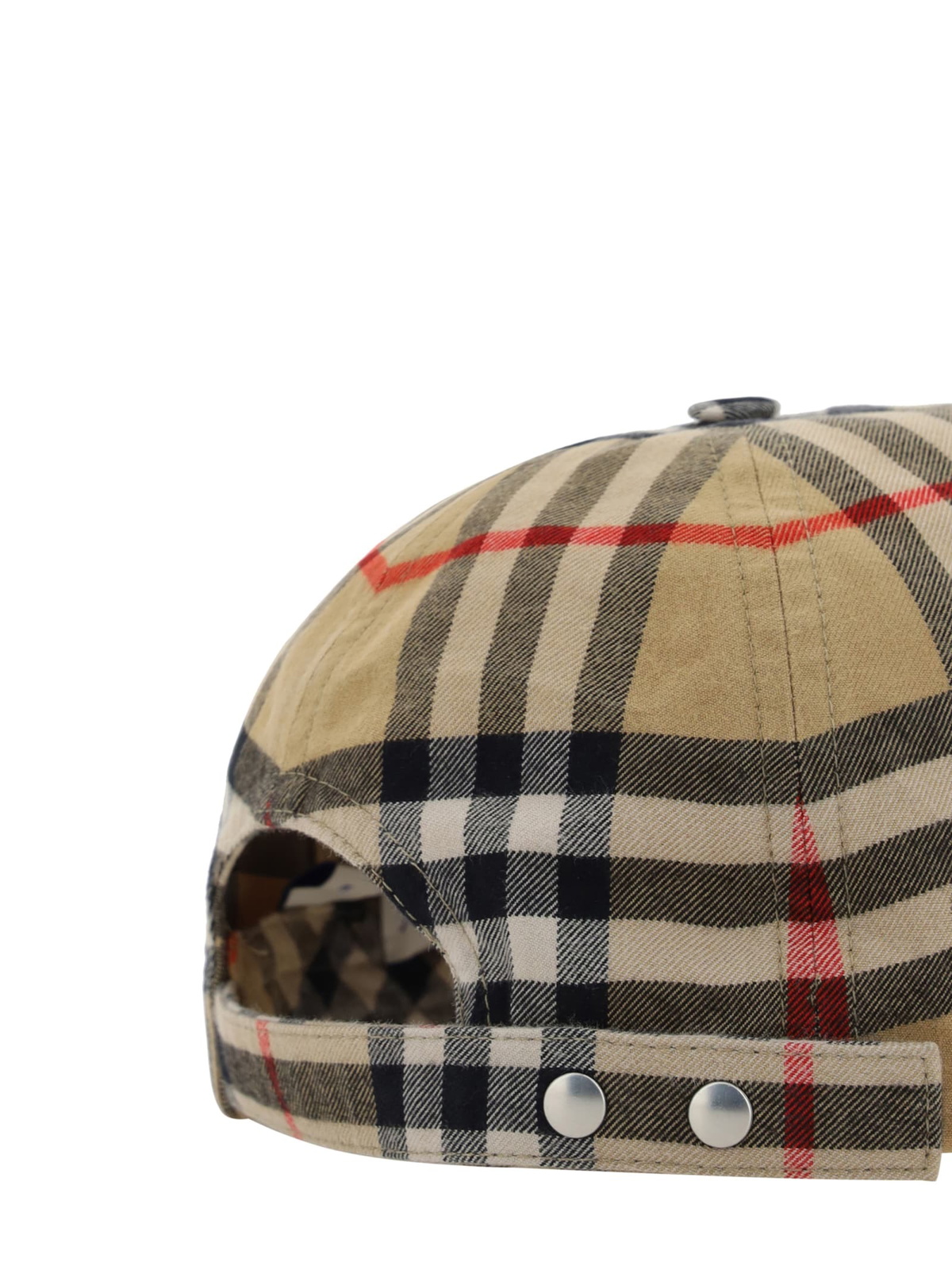 Burberry Baseball Cap With Check Print Burberry Burberry Baseball Cap With Check Print Burberry