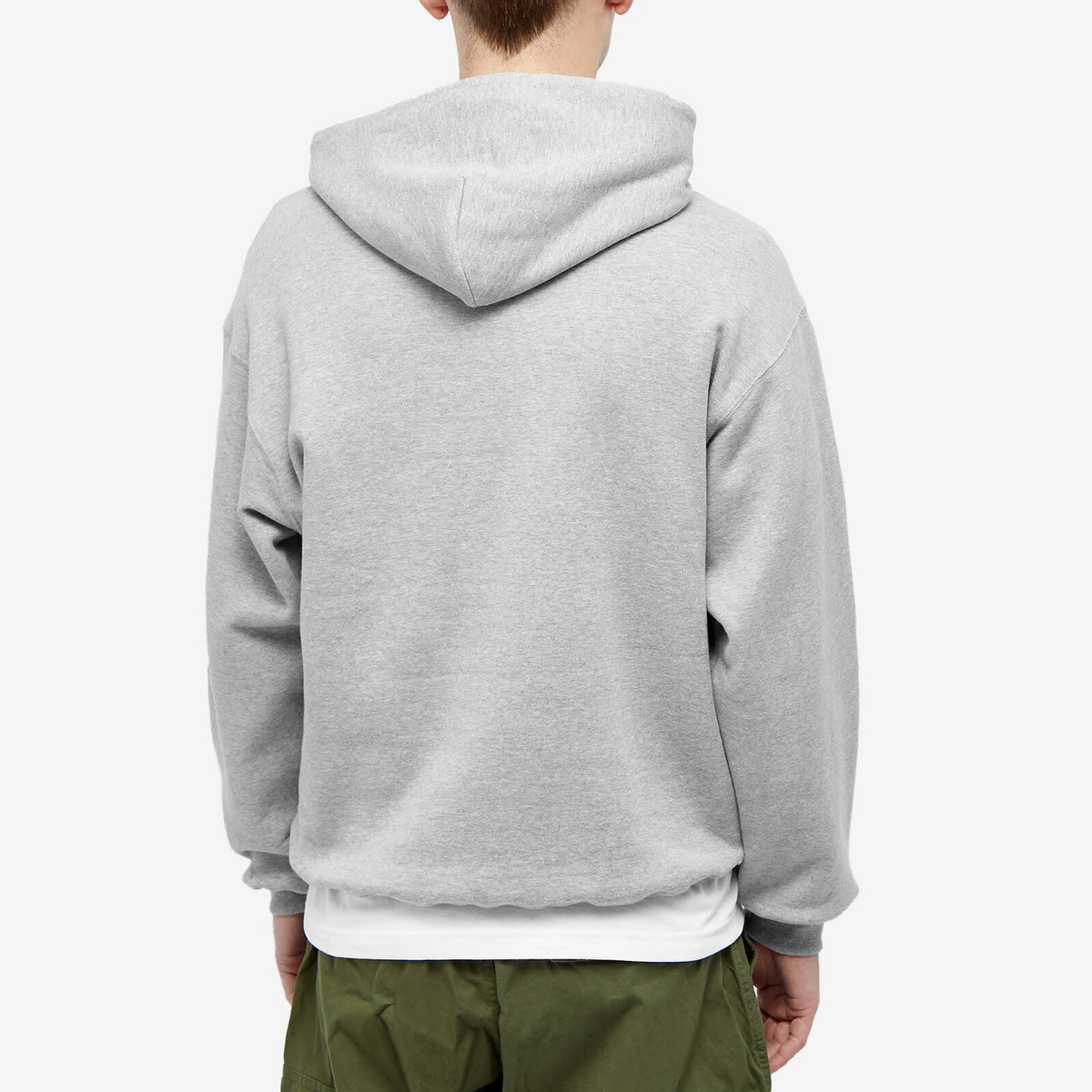 Wacko Maria Men's Middleweight Logo Hoodie in Grey Wacko Maria