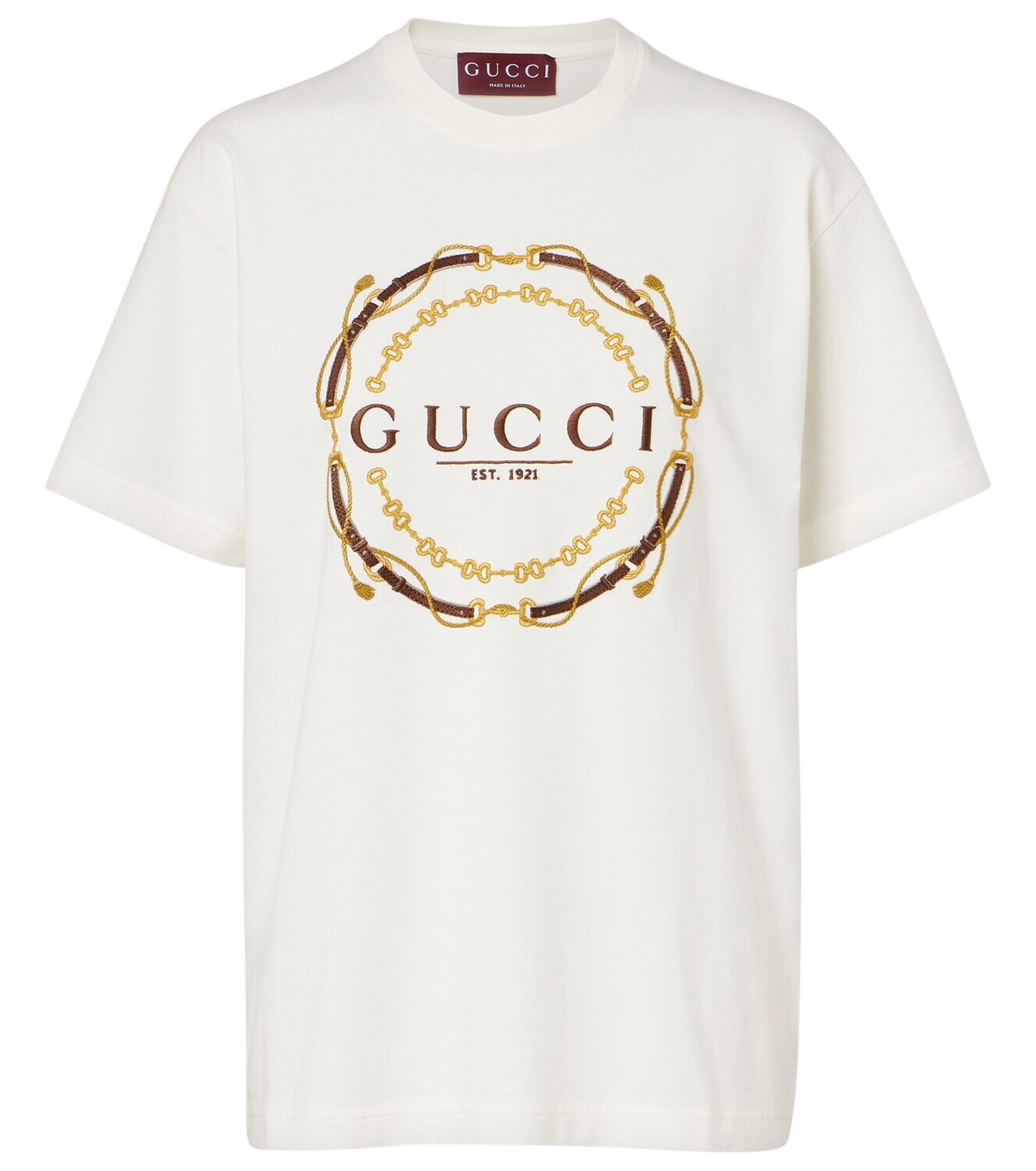 Gucci Ruffled printed silk blouse Gucci