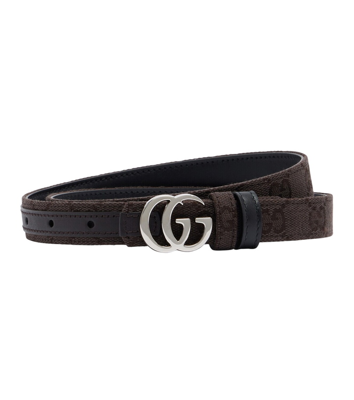 Photo: Gucci GG Marmont reversible canvas belt