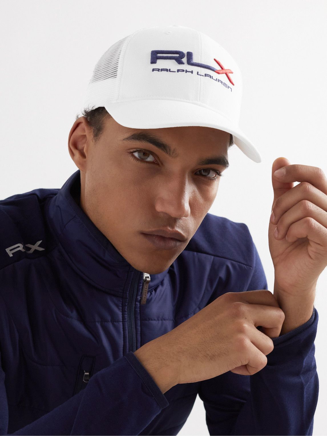 RLX Ralph Lauren - Logo-Embroidered Recycled-Twill and Mesh Golf Cap ...