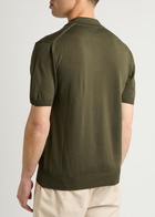 Aurélien Wool Polo Shirt Olive