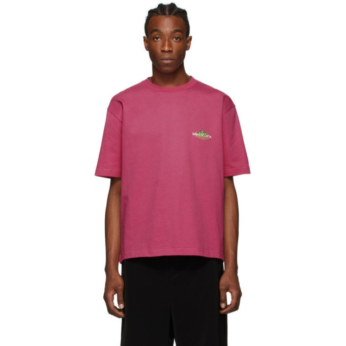 Photo: Balenciaga Pink Bonjour T-Shirt