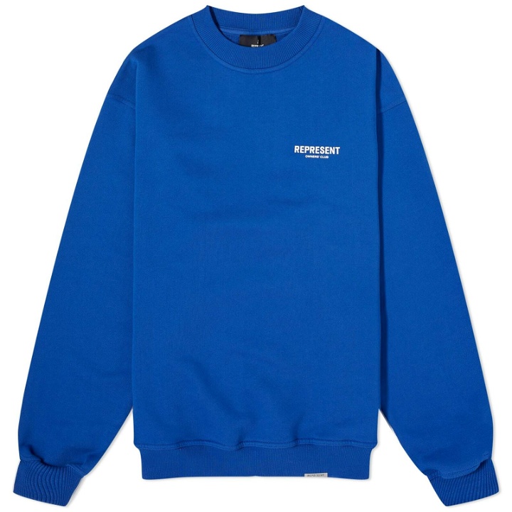 Photo: Represent Men's Owners Club Sweatshirt in Cobalt Blue