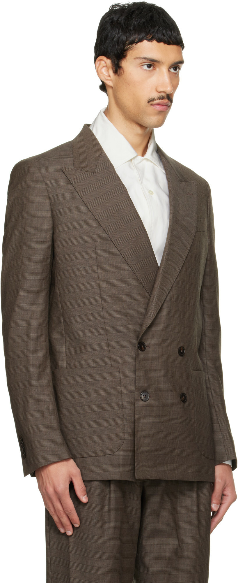 Carter Young Brown Kirk Unstructured Blazer