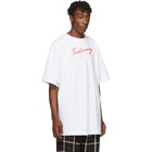 Balenciaga White Signature T-Shirt