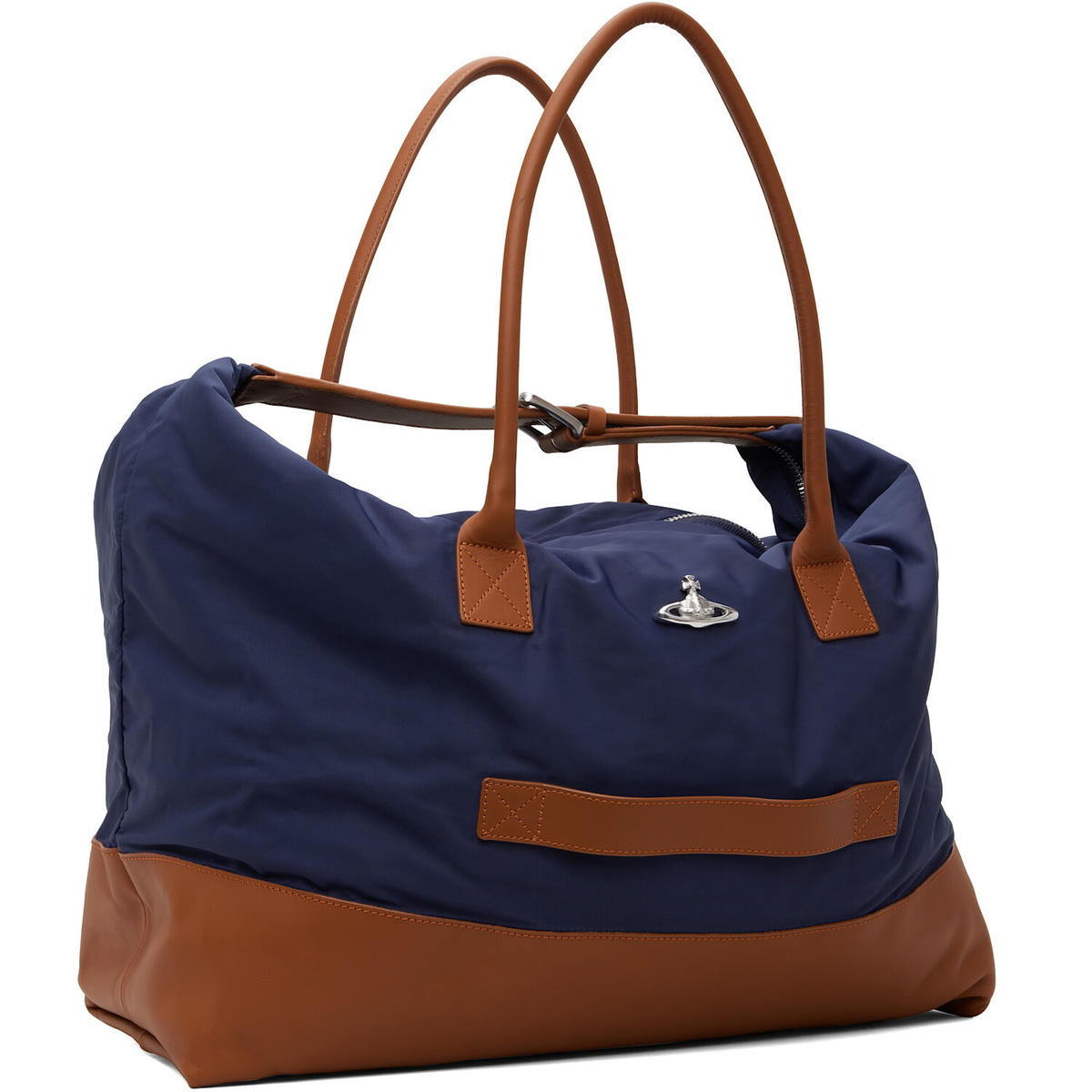 Vivienne Westwood Navy & Brown Sid Weekender Duffle Bag