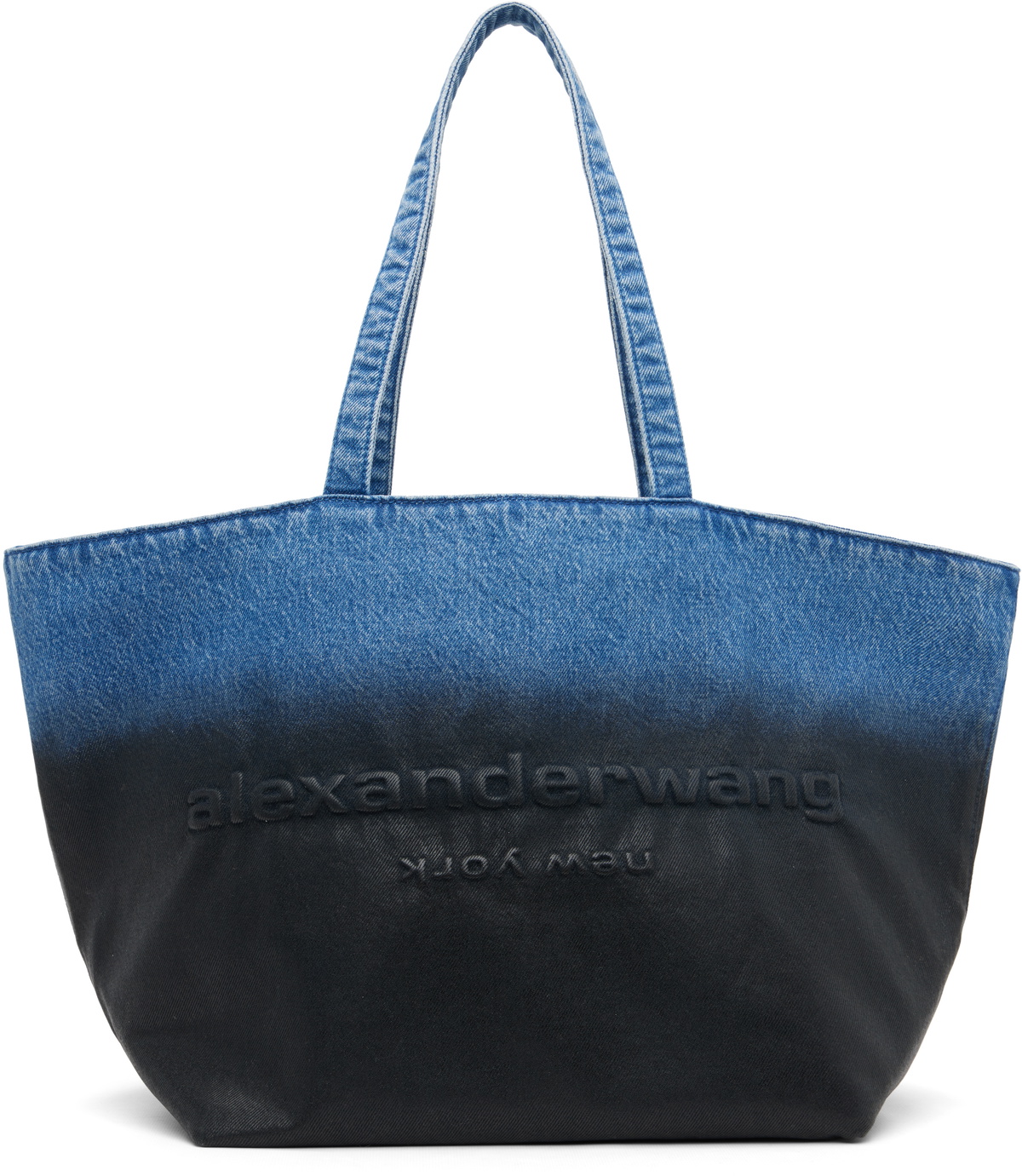 Alexander Wang Black Dome Crackle Leather Multi Carry Bag