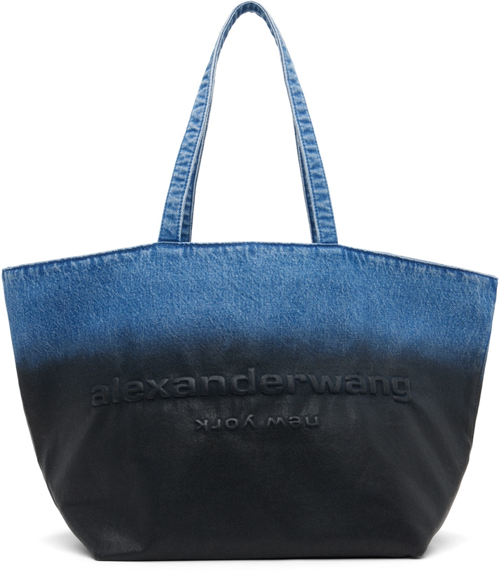 Photo: Alexander Wang Blue Denim Punch Large Tote