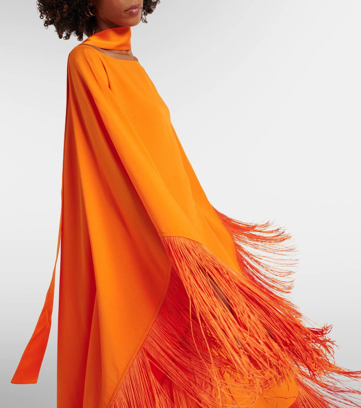Taller Marmo Tevere scarf-detail crêpe cady kaftan