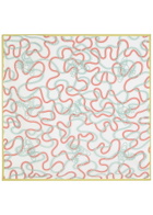 Vivienne Westwood Wiggle Orb Printed Silk Scarf - Ivory - One Size