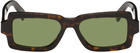 RETROSUPERFUTURE Tortoiseshell Pilastro Sunglasses