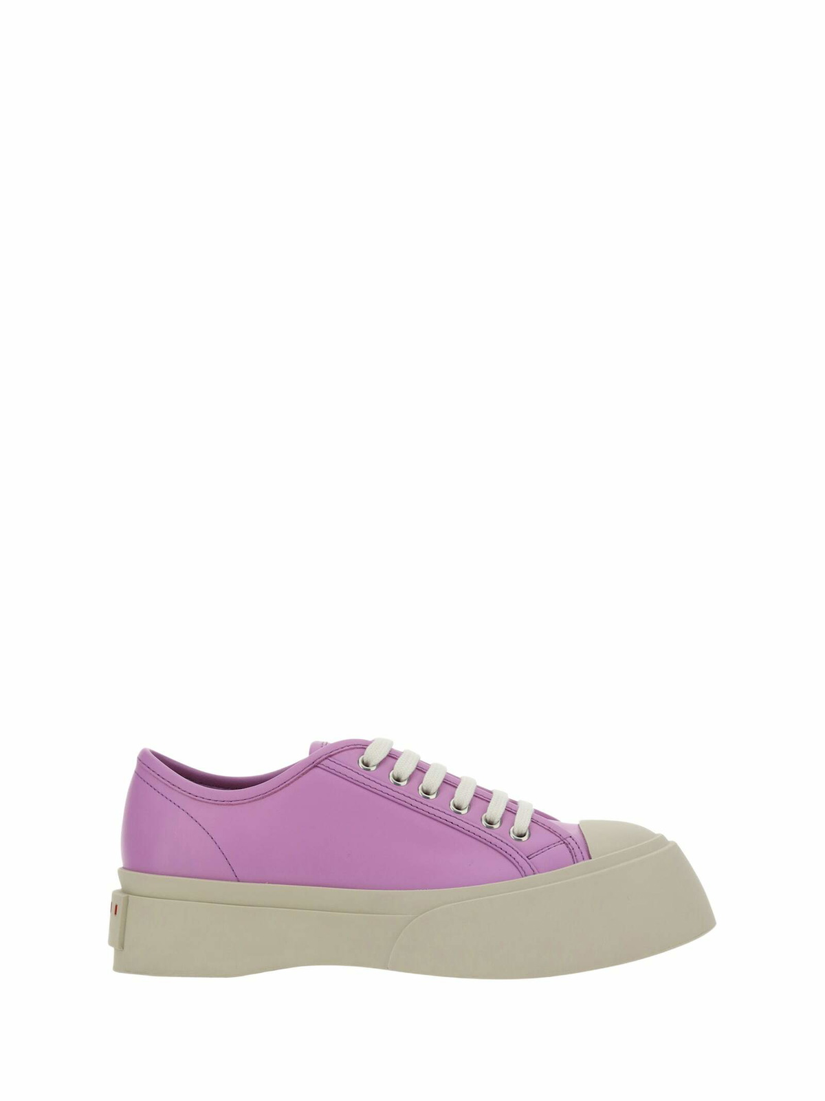 Marni Tan & White Teddy Tennis Sneakers Marni