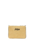 MC2 Saint Barth Parisienne Straw Pochette With Miami Embroidery