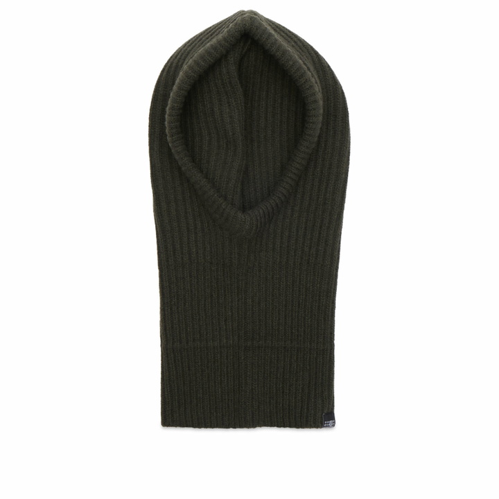 Photo: MM6 Maison Margiela Women's Rib Knit Balaclava in Khaki