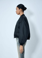 Balenciaga Zip-Front Bomber Jacket