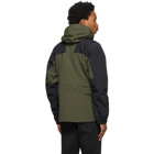 Acne Studios Khaki and Green Color Block Jacket