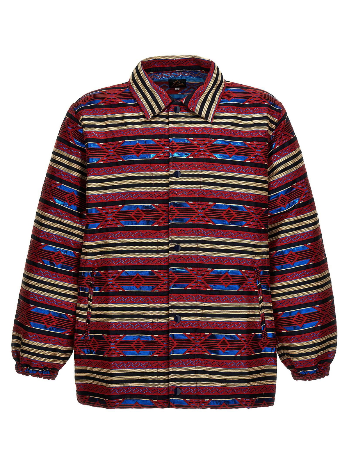 NEEDLES Khaki Striped Track Jacket Needles