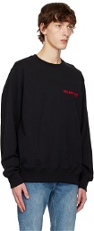 Helmut Lang Black Ski Sweatshirt