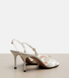 Aquazzura Iza leather slingback sandals