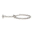 Bottega Veneta Silver Toggle Chain Bracelet