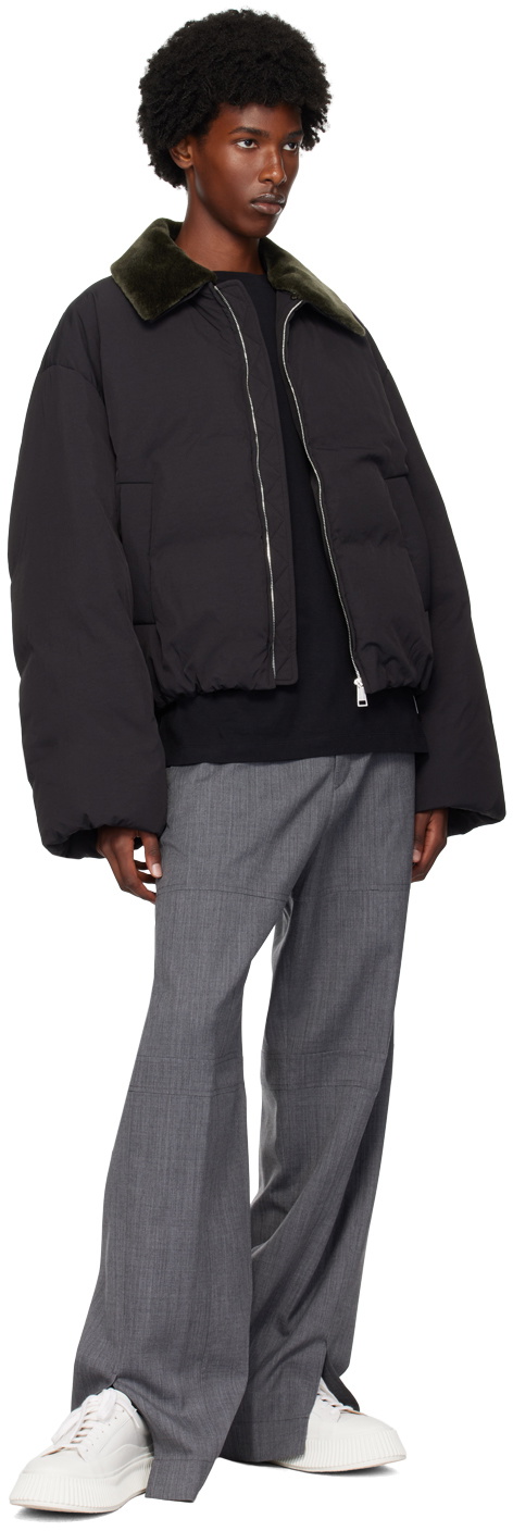 【関税込み】Nanushka ブラック Zacharie ダウンジャケット Zacharie - Faux Fur and Tech Nylon Jacket - Black – Nanushka