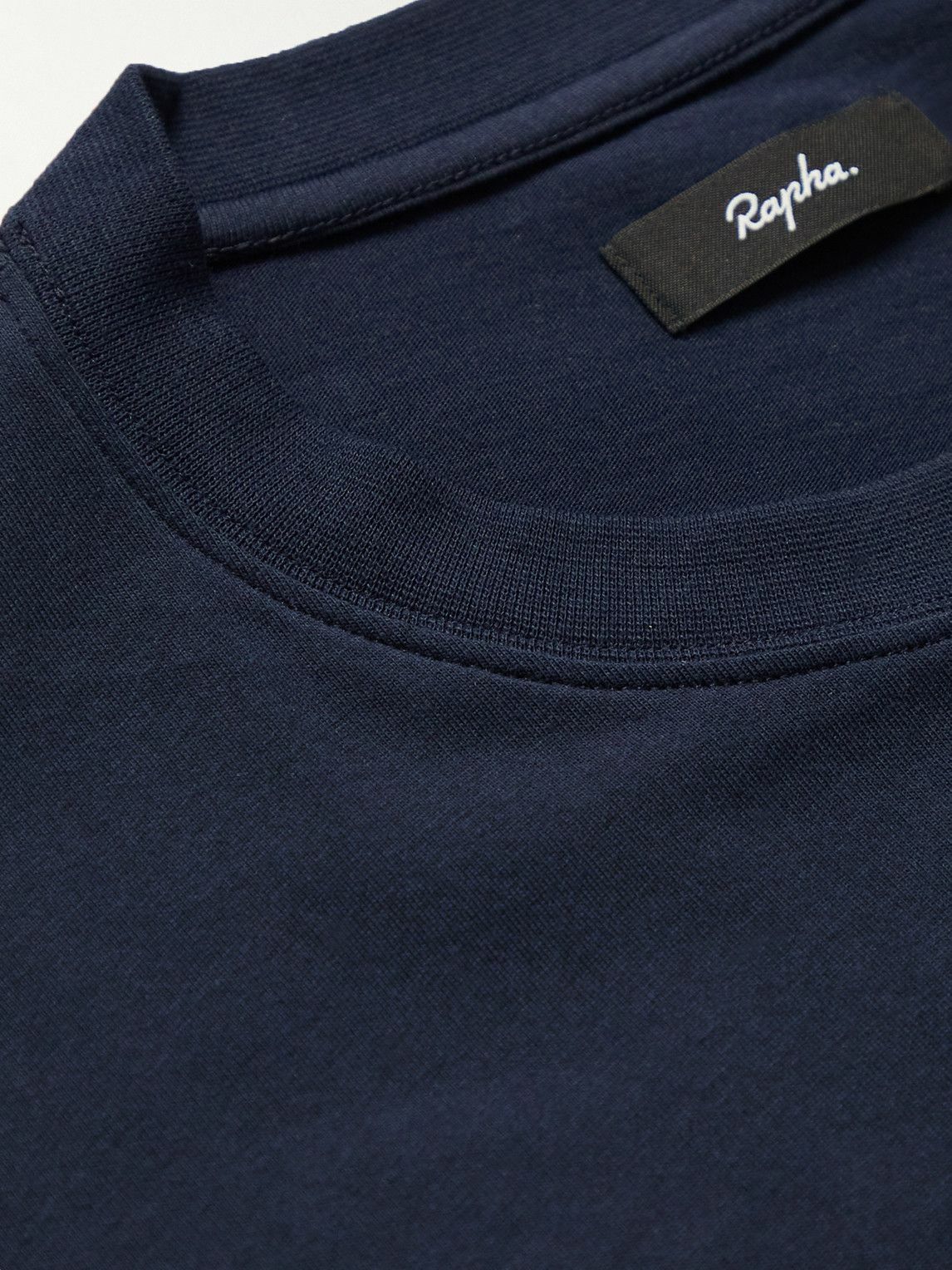 Rapha - Logo-Embroidered Cotton-Jersey T-Shirt - Blue Rapha