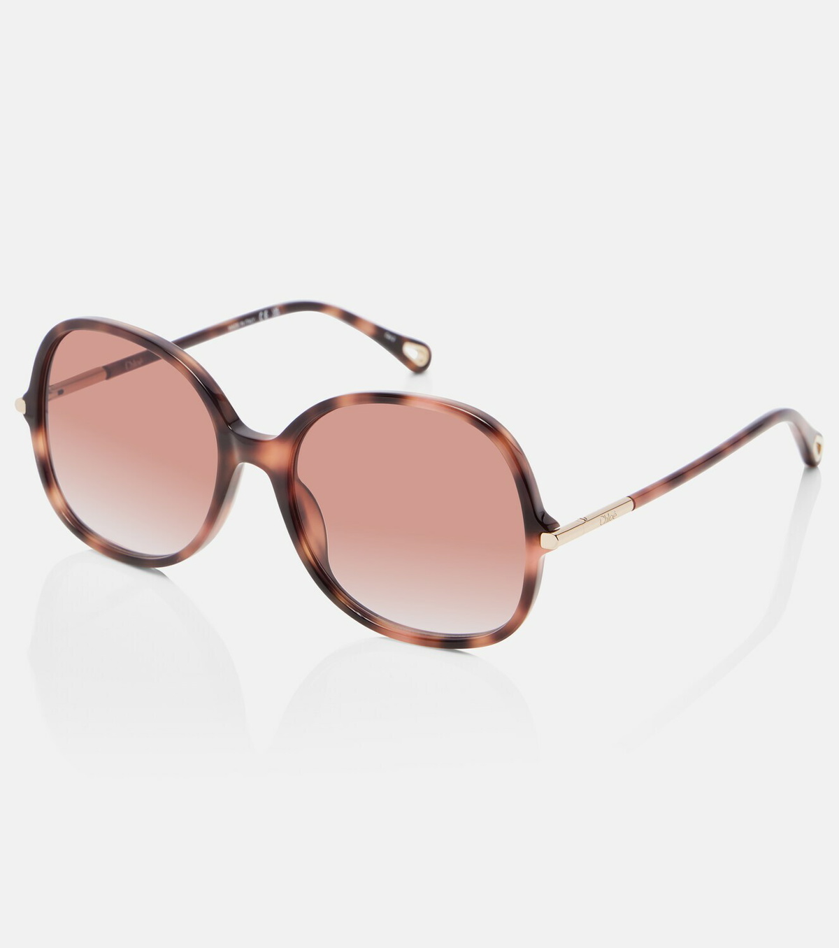 Chloé Tubolar oversized sunglasses